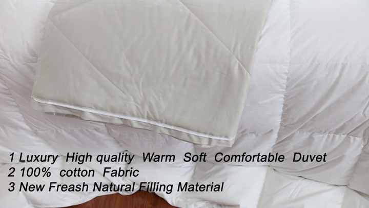 The Comparison between Silk-Filled and Pure Goose-Down Comforters