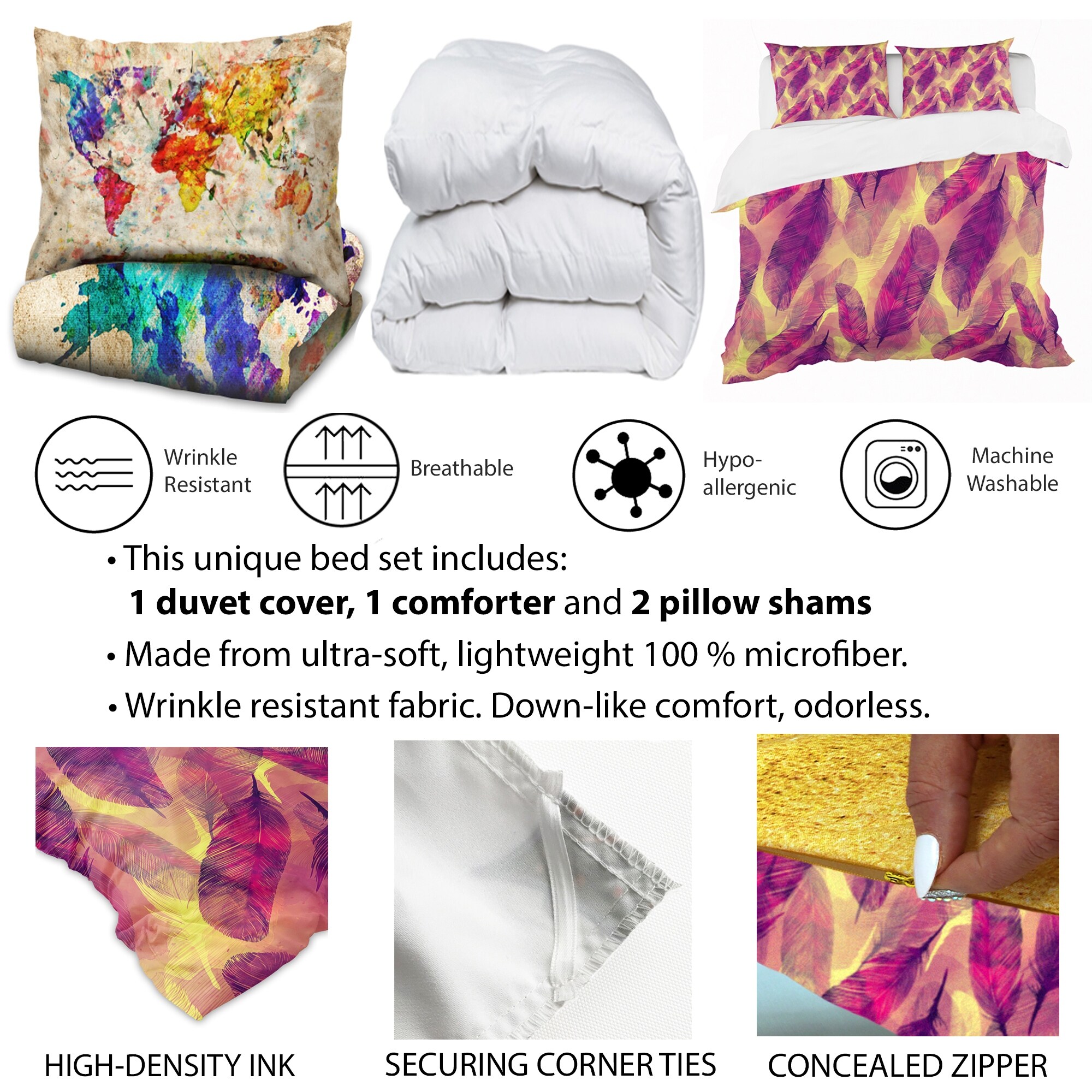 The Diversity of Feather Duvet Patterns