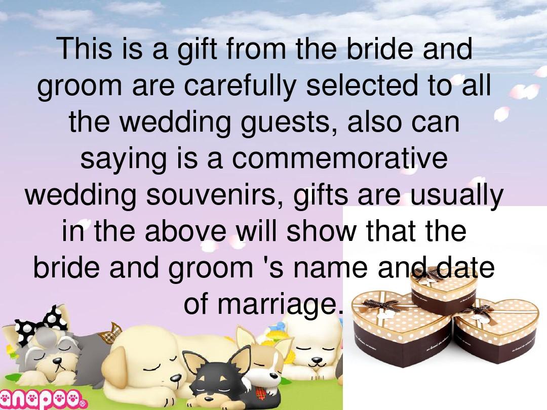 The Down Comforter as a Wedding Gift