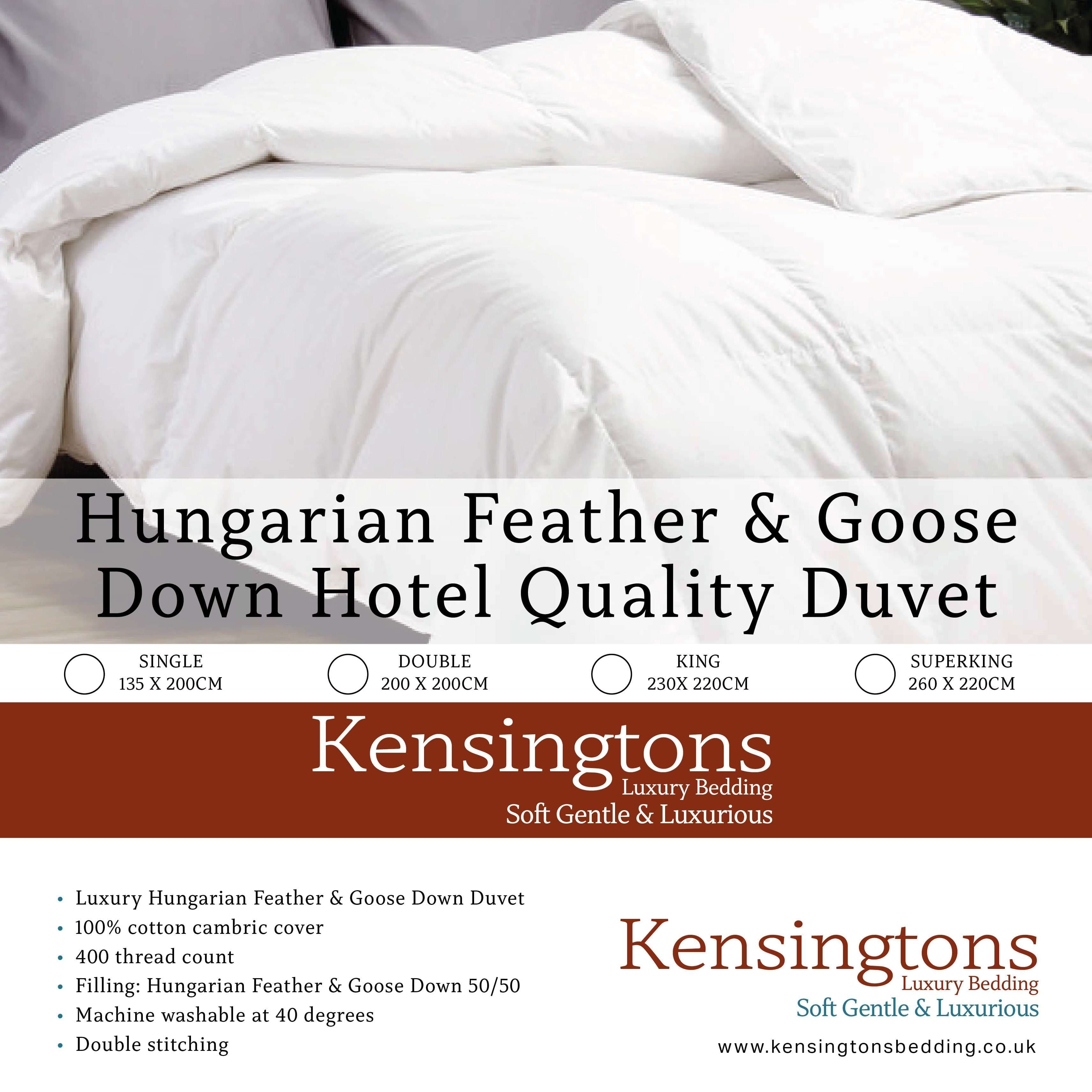 Hotel Duvet and Goose Feather Comforters