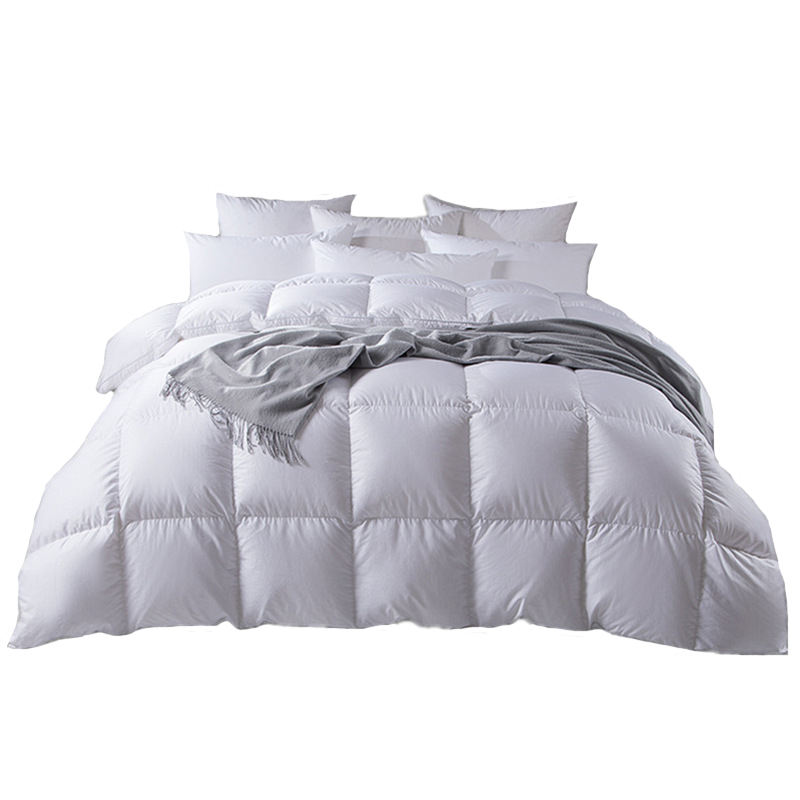 Hotel Quality Gray Duck Feather Comforter: The Ultimate Luxurious Bedding Experience